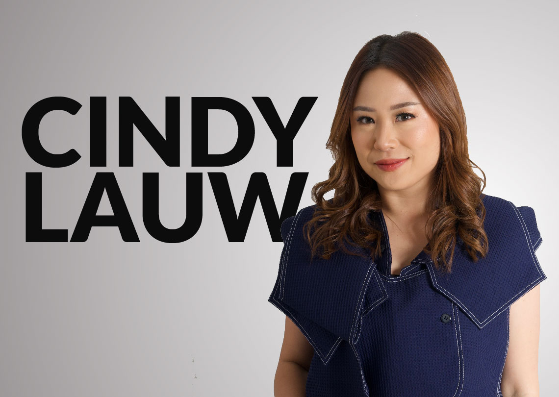 Cindy Lauw is a radio announcer as well as a master of ceremonies or host.